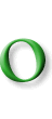 the letter O